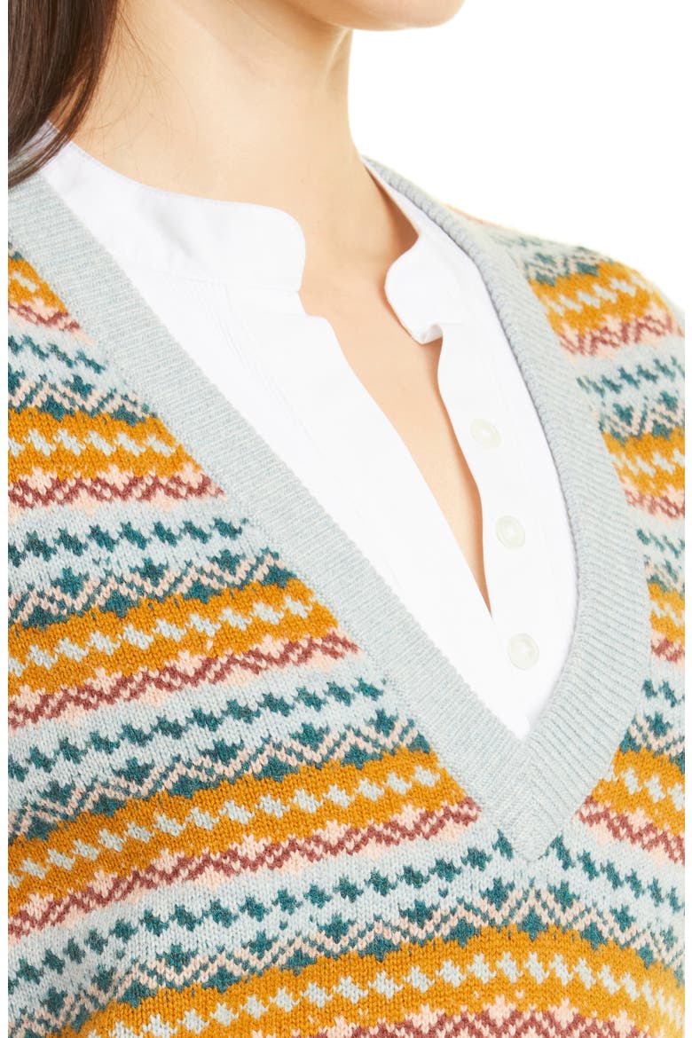 Helenka Sweater Vest, Alternate, color, YELLOW MULTI