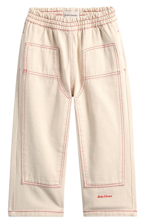 Kids' Organic Cotton Twill Pants (Toddler, Little Kid & Big Kid)