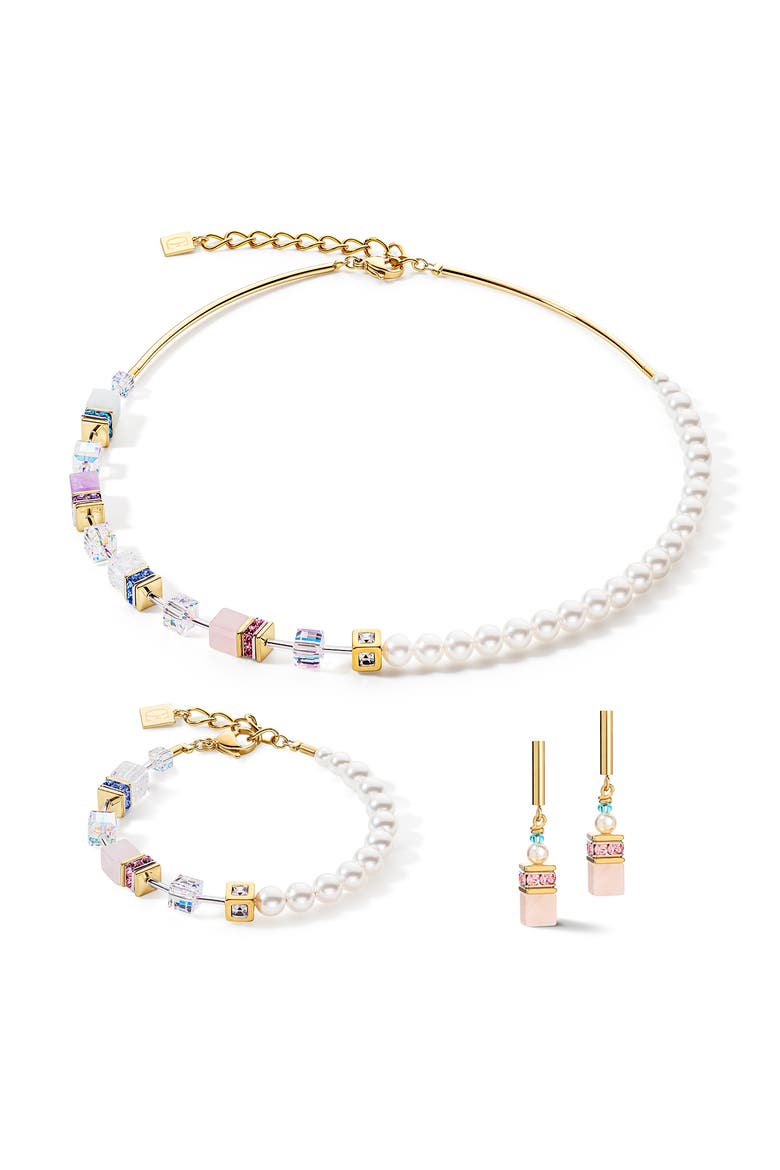 Geocube Precious Fusion Pearls Bracelet, Alternate, color, Multicolor