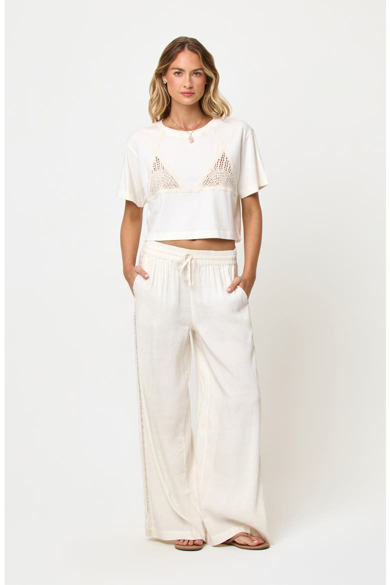 Core Cover-Up T-Shirt, Alternate, color, CREAM/ NATURAL