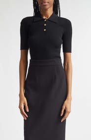 Dolce&Gabbana Rib Polo Sweater
