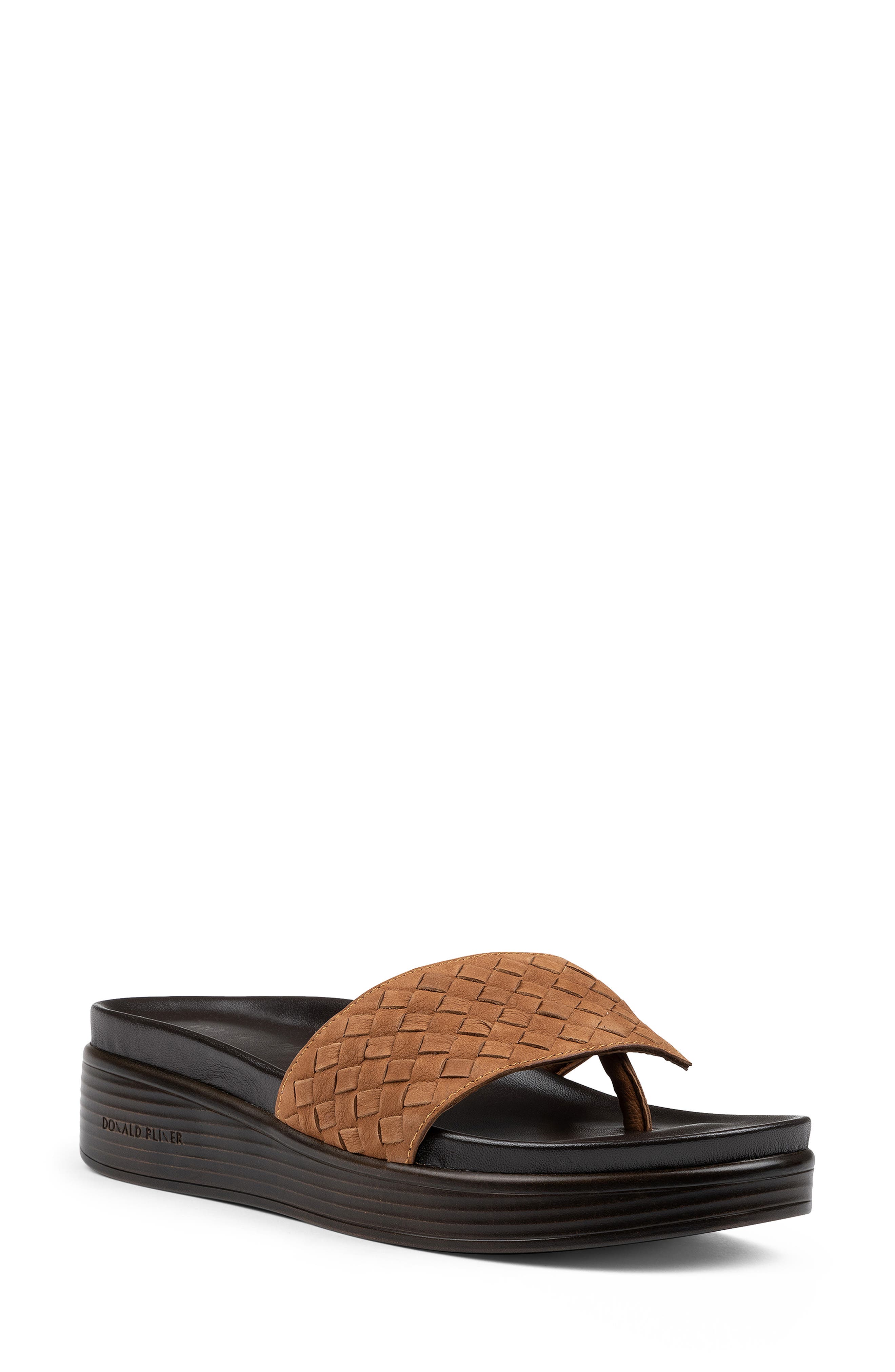 Fifi Platform Wedge Flip Flop, Main, color, TOAST