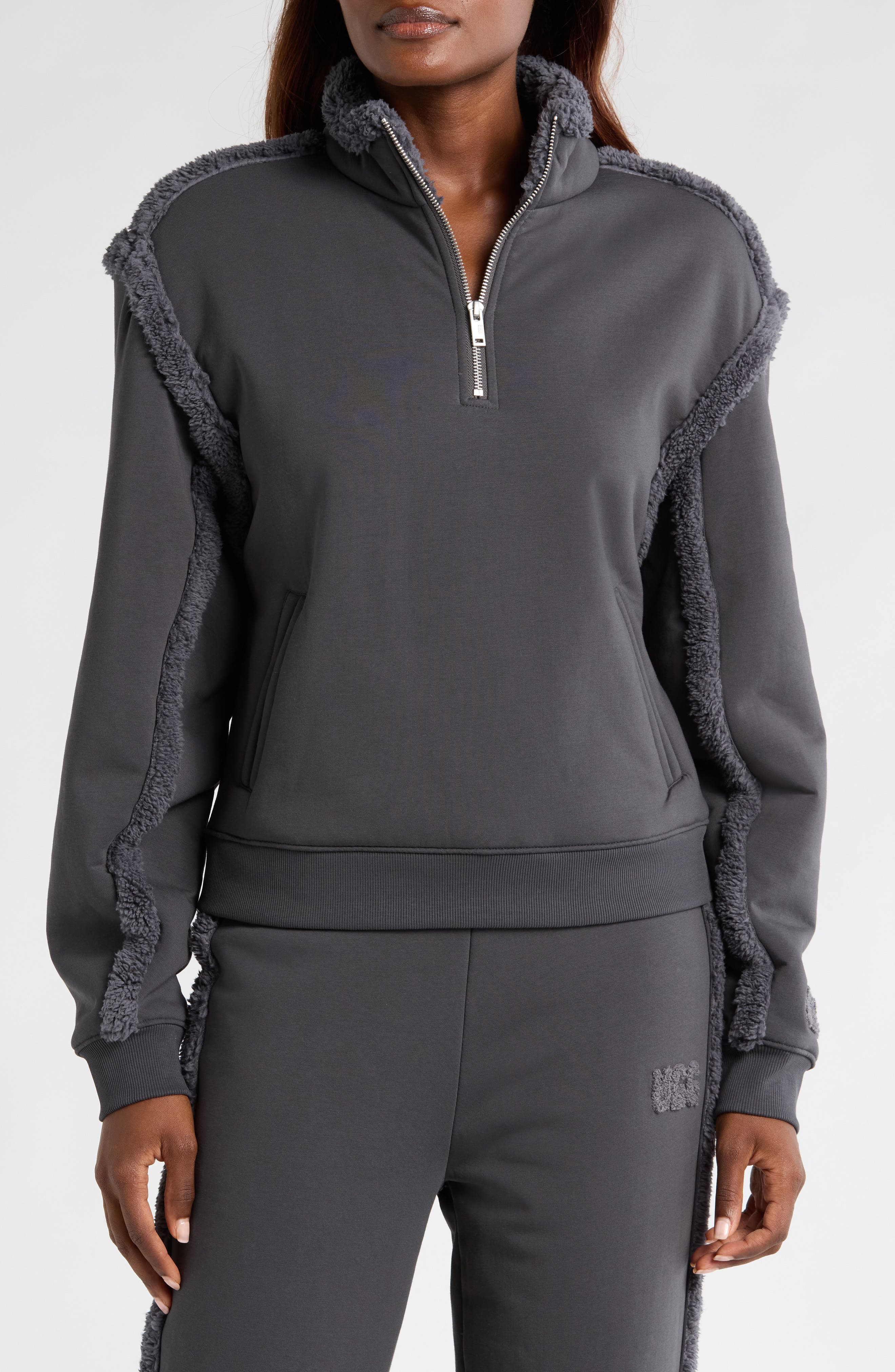 Lydi Bonded Fleece Half Zip Pullover