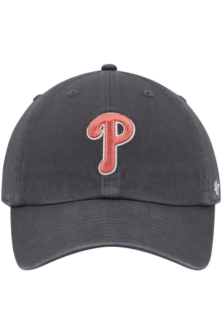 Clean Pastel Color '47 Men's '47 Charcoal Philadelphia Phillies Pastel Pop Clean Up ...