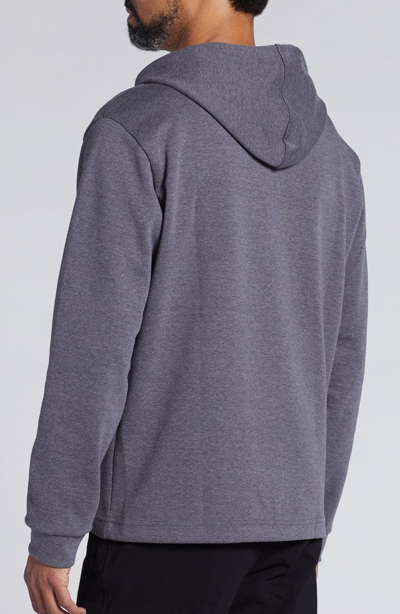 PINO BY PINOPORTE Drawstring Hoodie Sweatshirt, Alternate, color, Silver