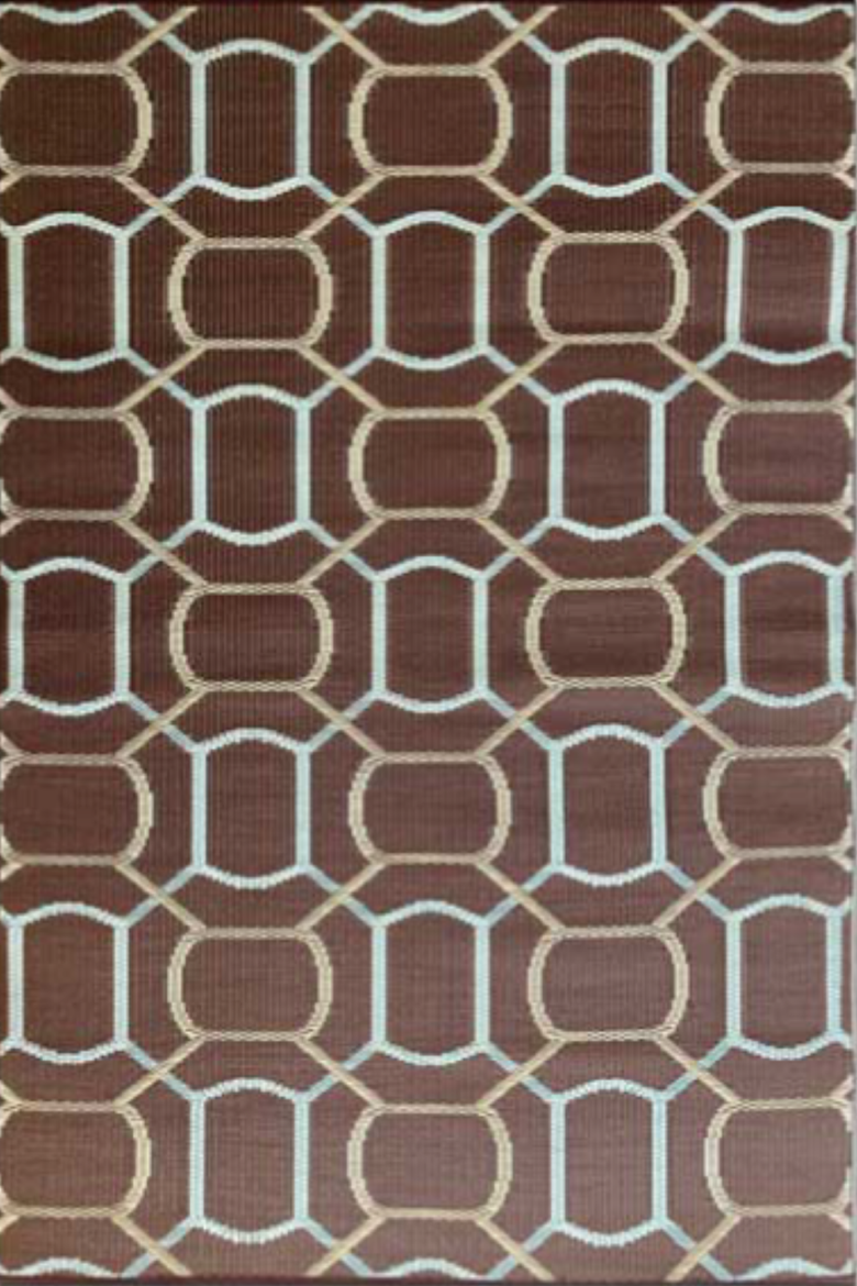 Oblong Brick Rug, Main, color, Brown Sky - 6'x9'