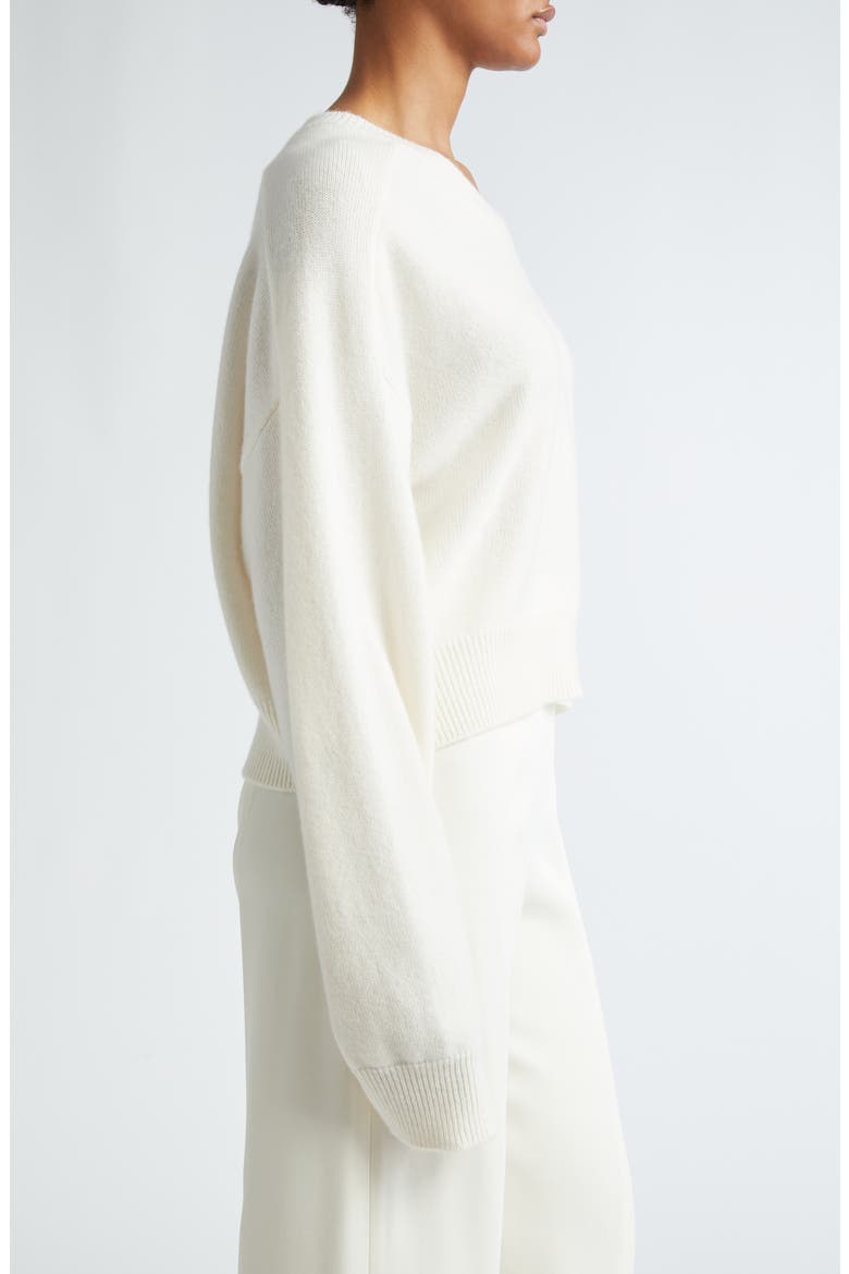 Anzor Cashmere V-Neck Sweater, Alternate, color, IVORY