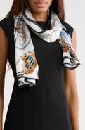 La Fiorentina Compass Silk Scarf