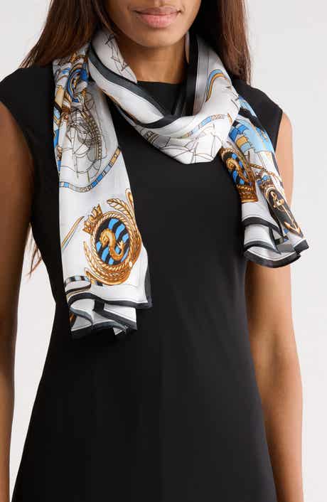 La Fiorentina Compass Silk Scarf