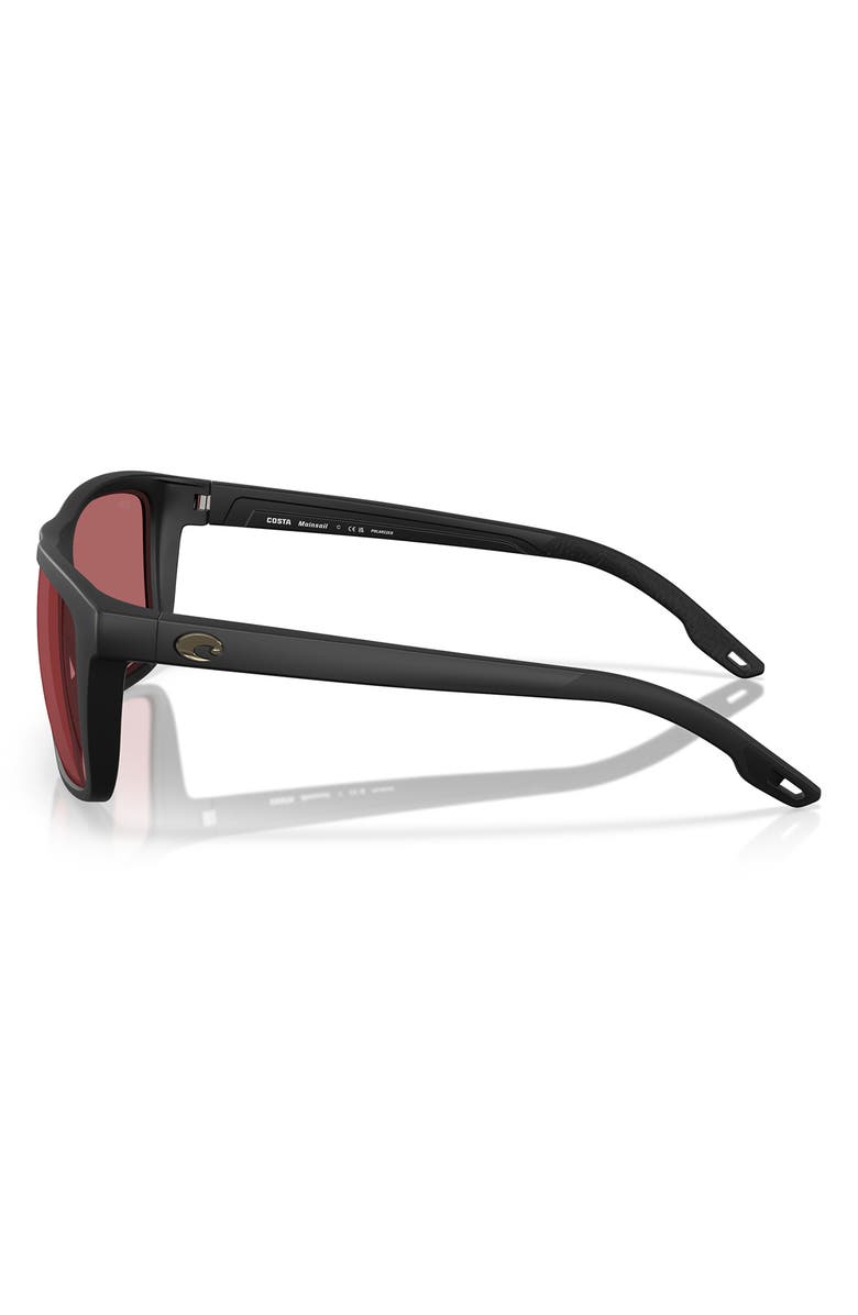 Costa Del Mar Mainsail 55mm Sunglasses, Alternate, color, Matte Black / Rose