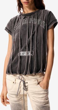 Desigual Slit Overlay T-Shirt
