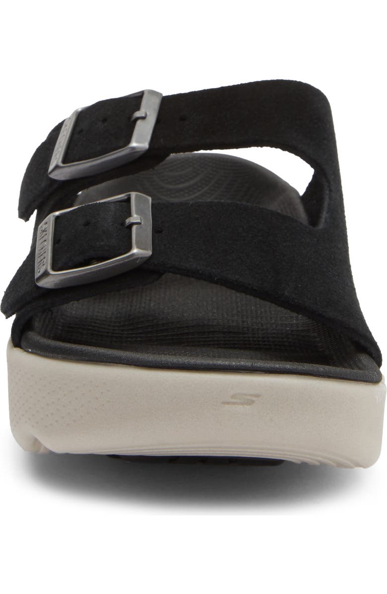 SKECHERS Massage Fit Revive Honey Sandal, Alternate, color, Black