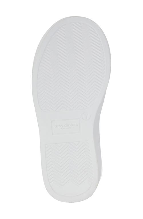 Kurt Geiger London Kids' Mini Flower Petal Appliqué Platform Sneaker In Multi