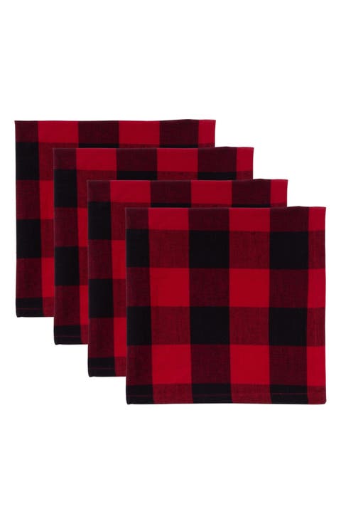 Buffalo Check Set of 4 Napkins