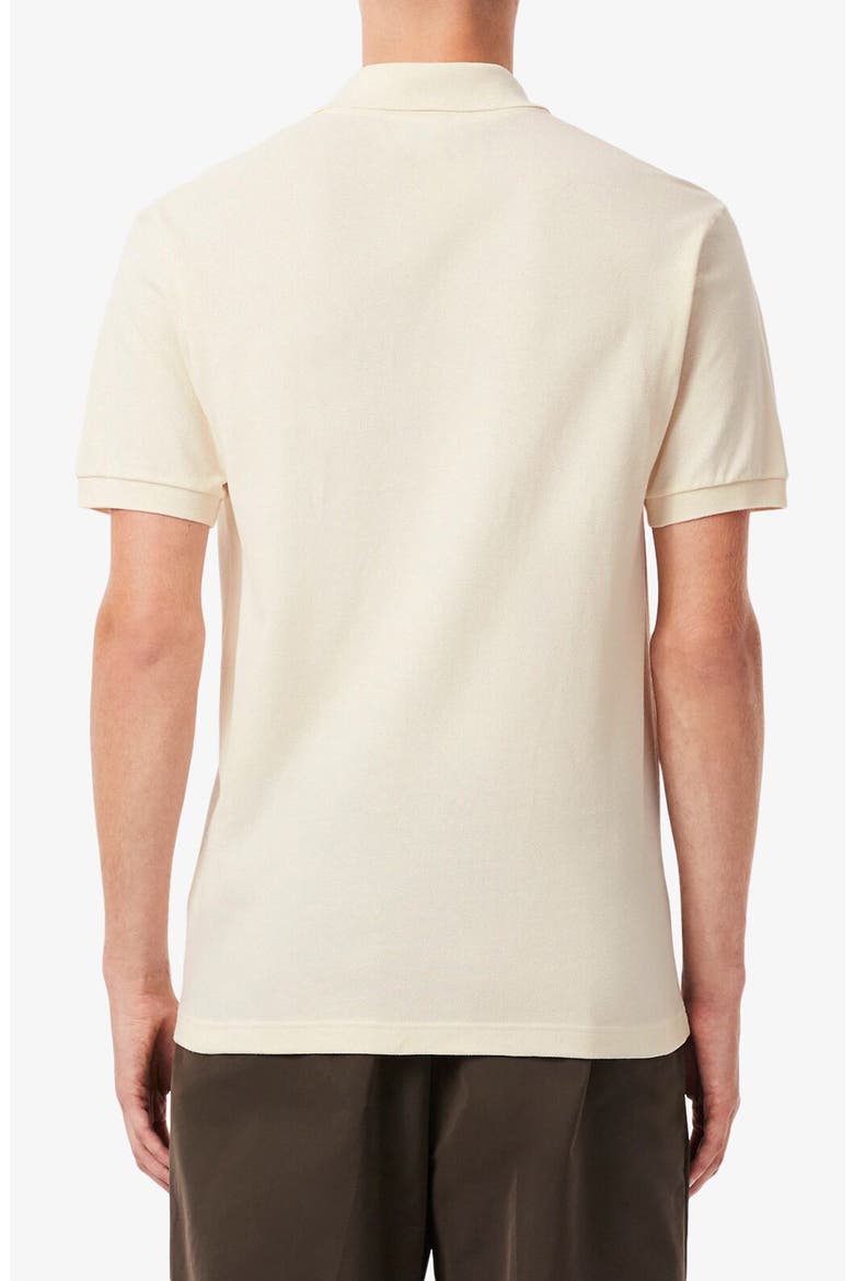 Classic Fit Embroidery Detail Cotton Piqué Polo, Alternate, color, CREAM