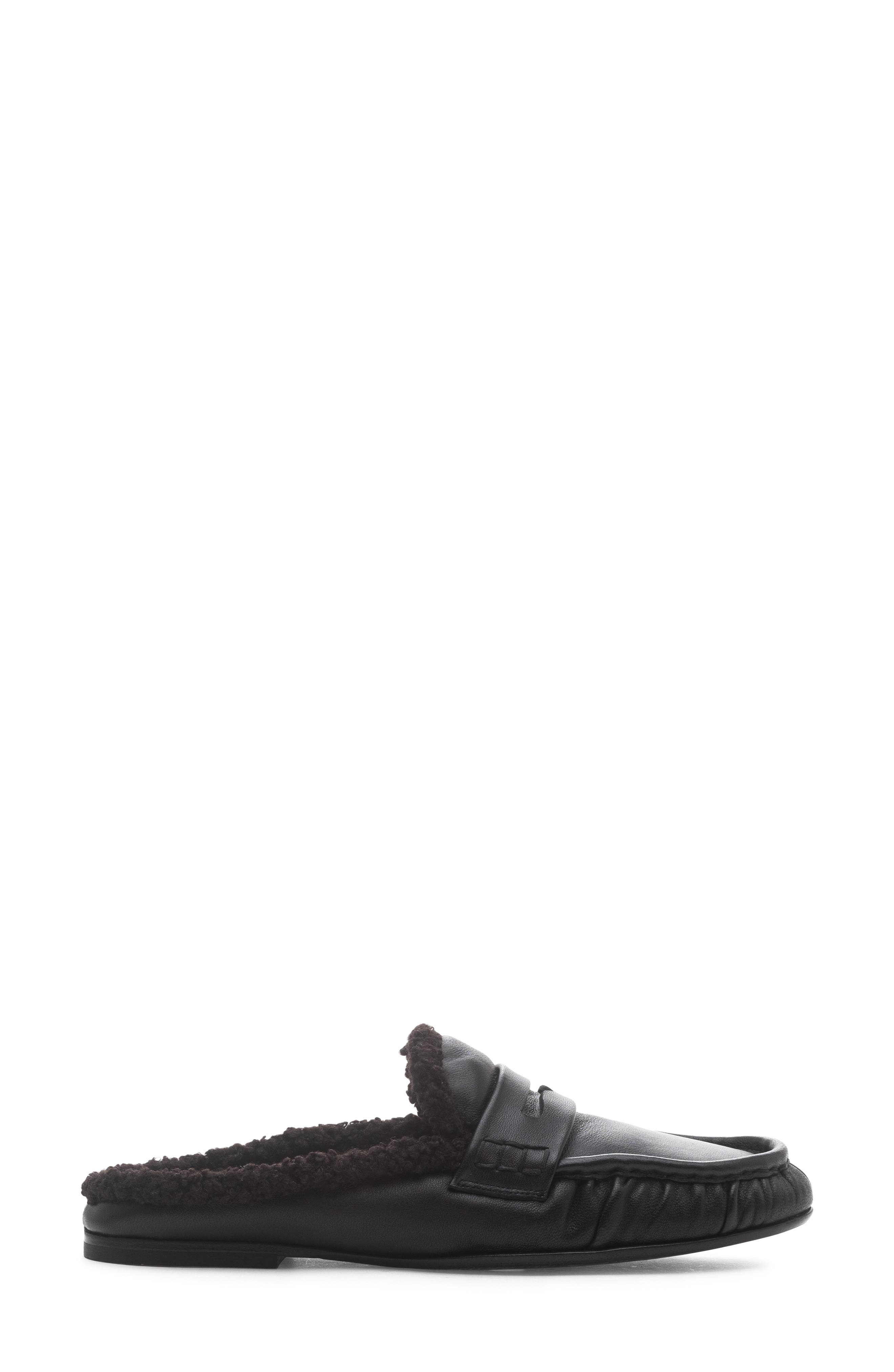 Vivien Loafer Mule, Alternate, color, BLACK