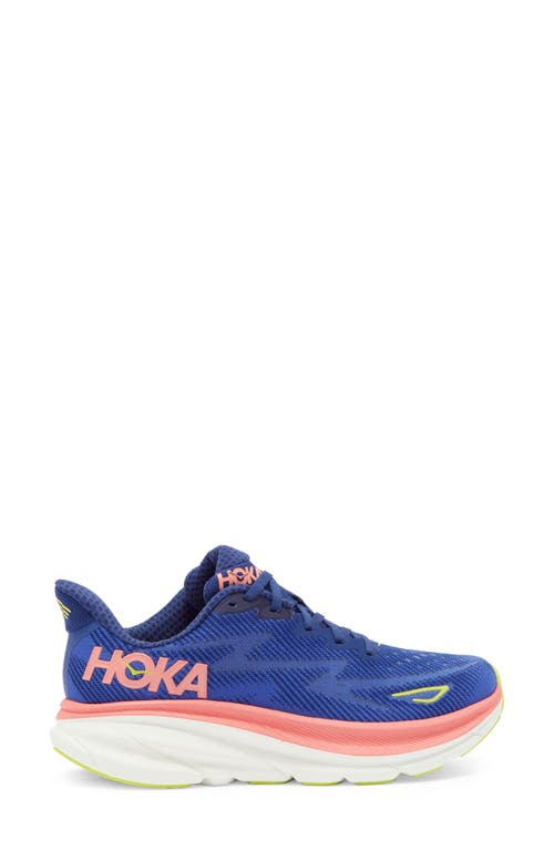 Hoka Clifton 9 Running Shoe In Animal Print