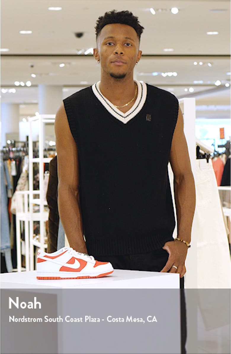 Kids' Dunk Low Basketball Sneaker, sales video thumbnail