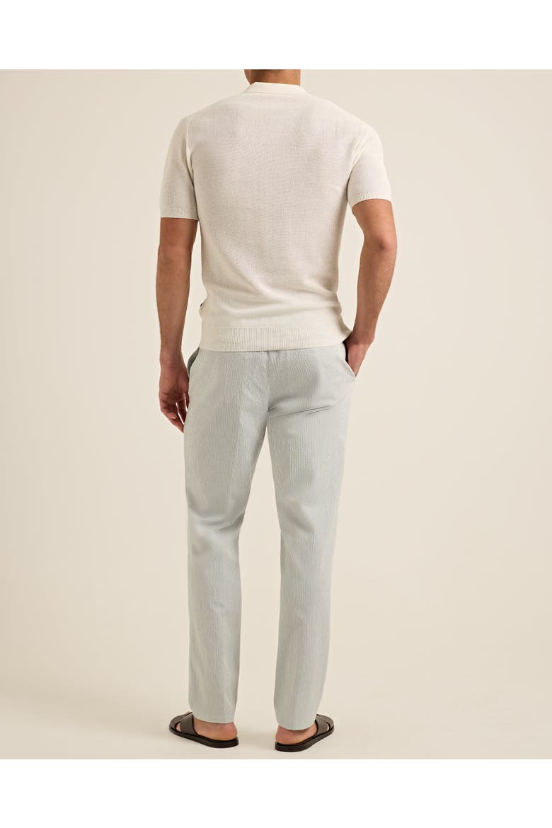 Cornell Seersucker Tailored-Fit Trousers, Alternate, color, WAVE BLUE/WHITE SAND STRIPE