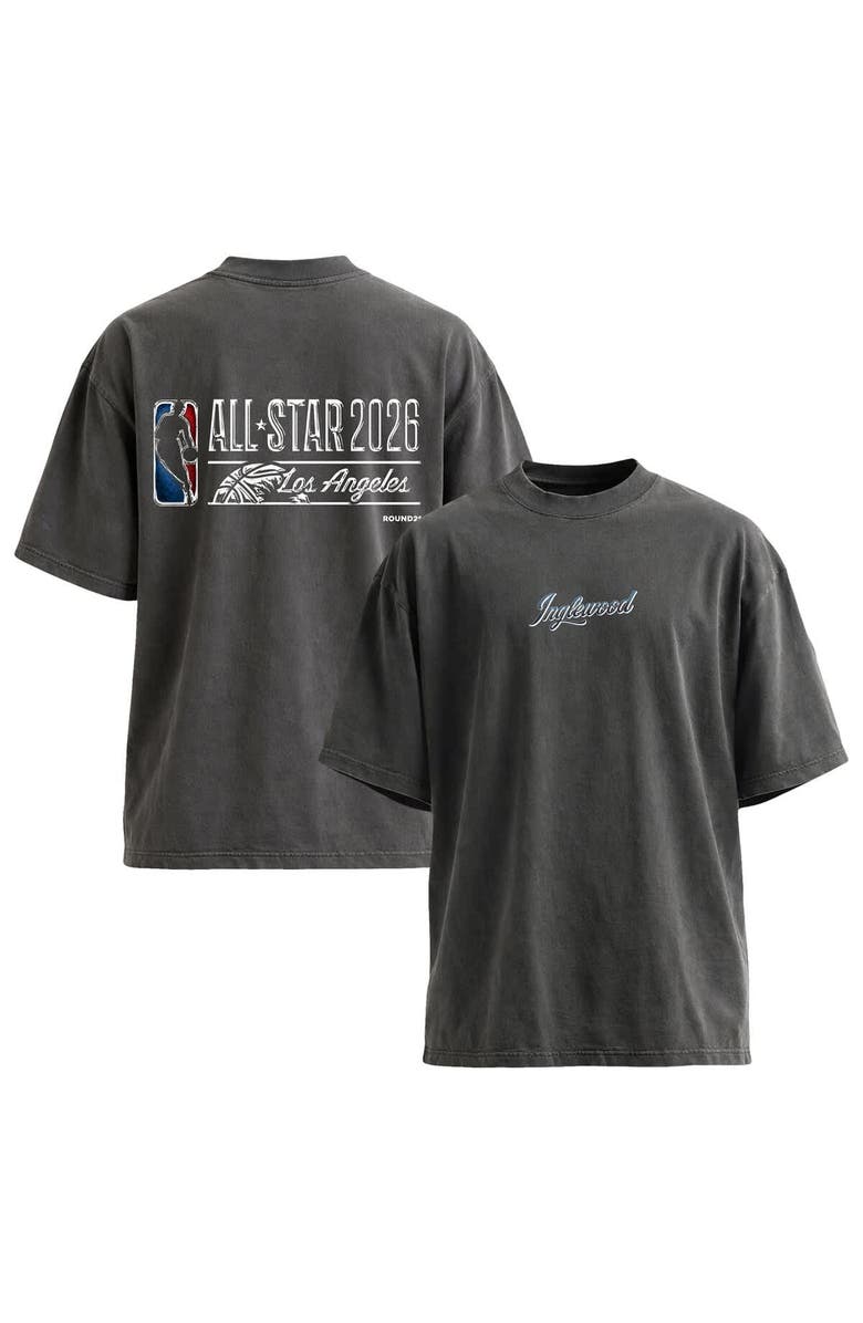 round21 Unisex round21 Gray 2026 NBA All-Star Game Court T-Shirt, Main, color, Gray
