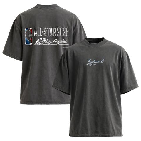 Unisex round21 Gray 2026 NBA All-Star Game Court T-Shirt