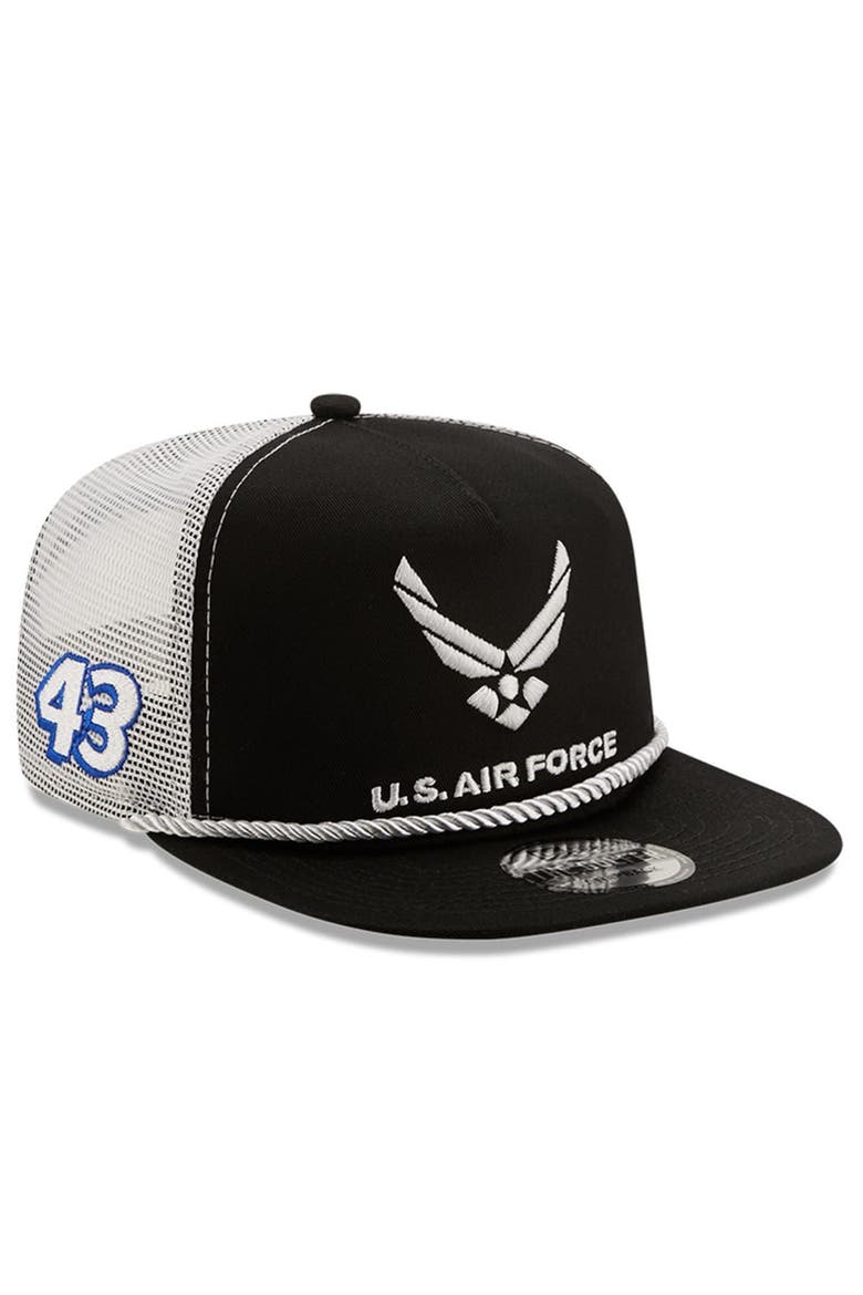 Men's New Era Black/White Erik Jones Golfer Snapback Adjustable Hat, Main, color, Black