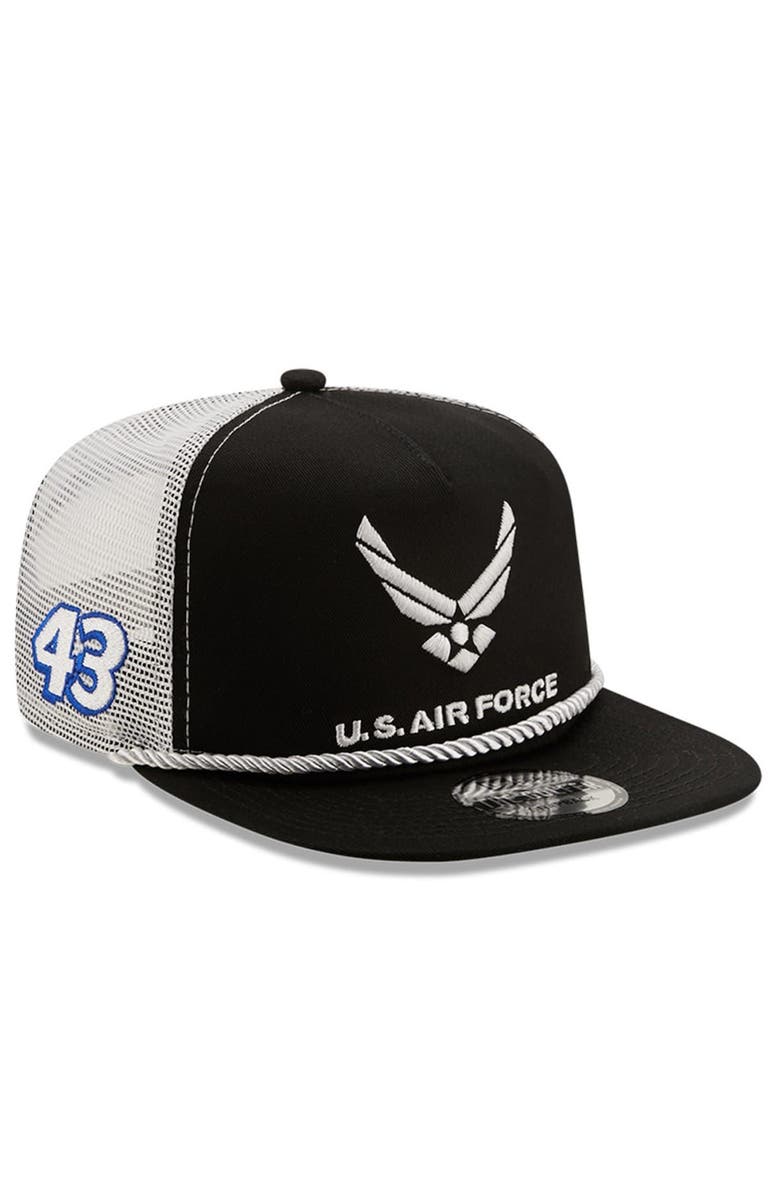 New Era Men's New Era Black/White Erik Jones Golfer Snapback Adjustable Hat, Main, color, 