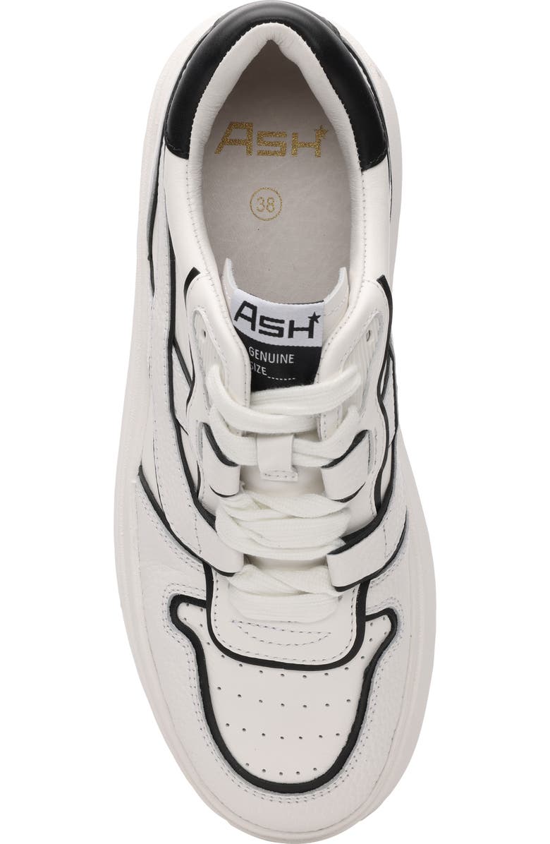 Ash Match Platform Sneaker, Alternate, color, White/ Black