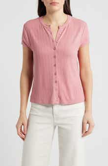 Ribbed Buttoned Shirt