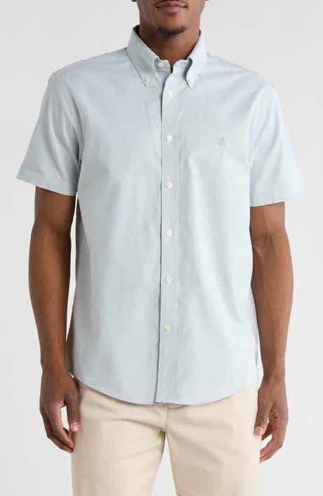 Brooks Brothers Regular Fit Non-Iron Stretch Oxford Short Sleeve Button-Down Shirt