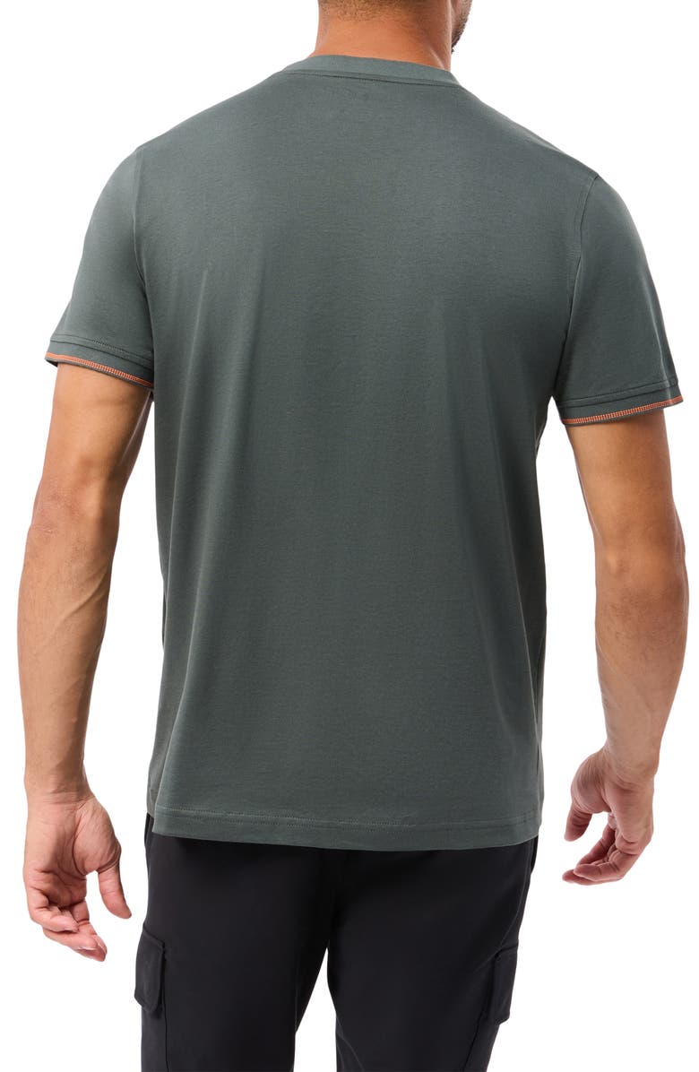 Psycho Bunny Stanwood Tipped Pima Cotton T-Shirt, Alternate, color, 