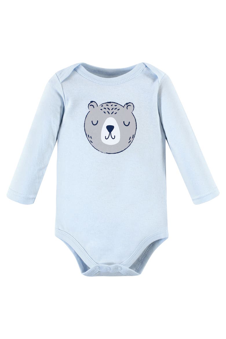 Soft Cotton Long-Sleeve Infant Bodysuit Bundle, Alternate, color, Mommys New Man