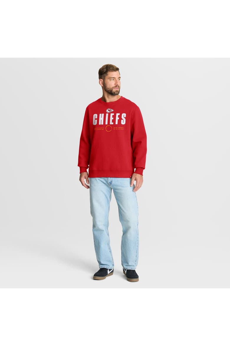 Men's Fanatics Red Kansas City Chiefs Direct Handoff Legacy Pullover Sweatshirt, Alternate, color, Red