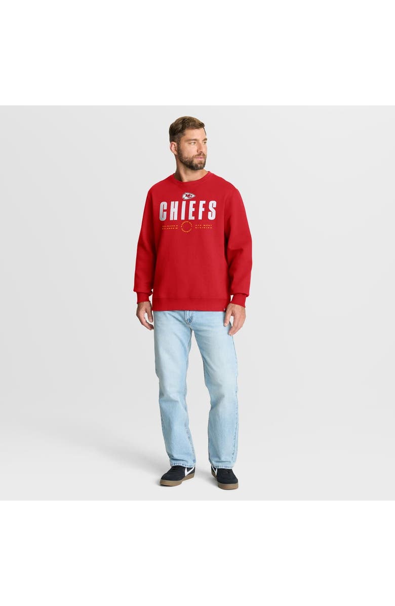 FANATICS Men's Fanatics Red Kansas City Chiefs Direct Handoff Legacy Pullover Sweatshirt, Alternate, color, Red
