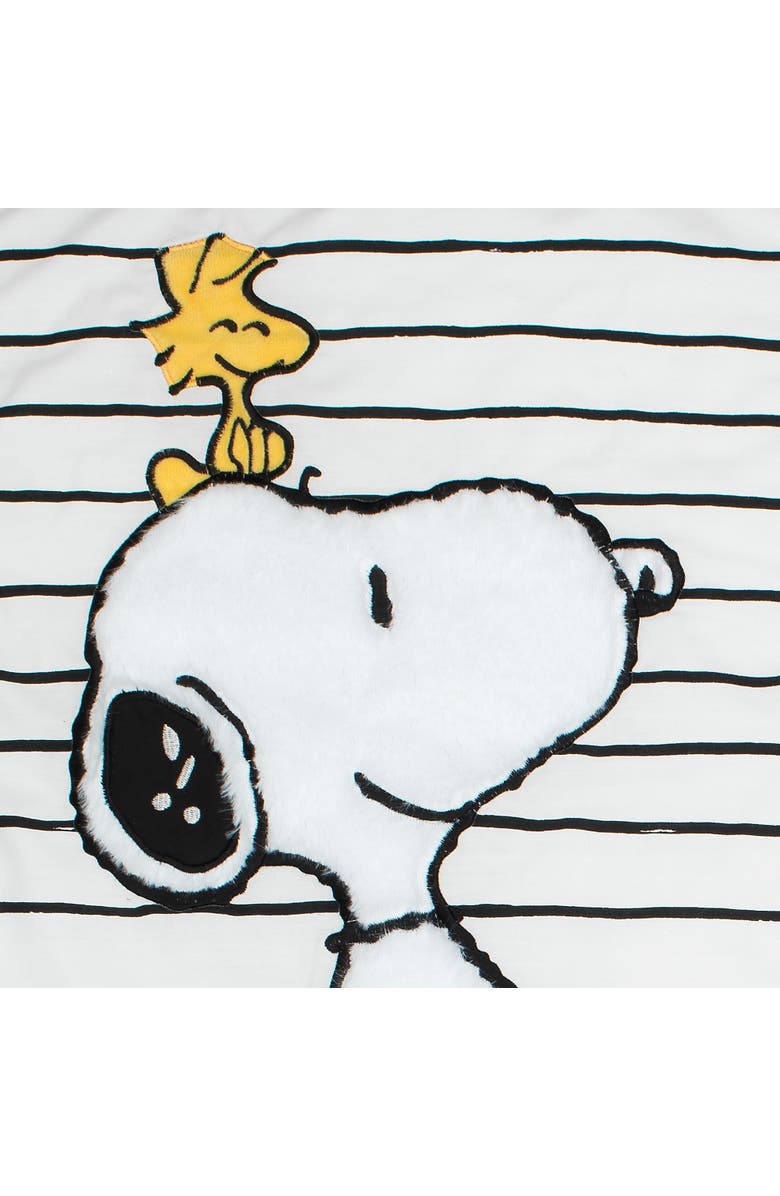 Lambs & Ivy Classic Snoopy 3-Piece Baby Crib Bedding Set, Alternate, color, White