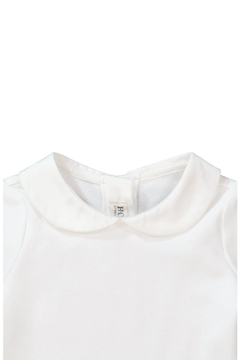 Baby Peter Pan Collar Bodysuit, Unisex, Alternate, color, Soft White
