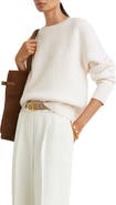 Reiss Leah Wool & Cashmere Crewneck Sweater
