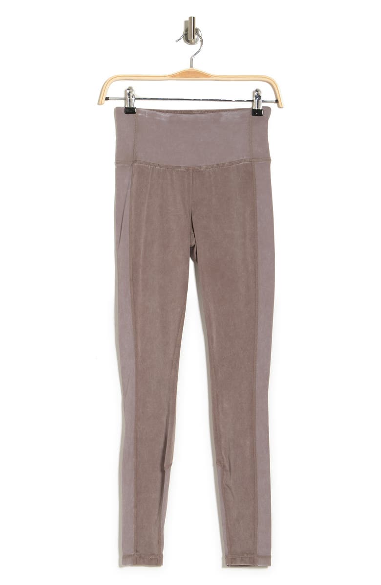 90 DEGREE BY REFLEX Stone Wash High Rise Leggings, Alternate, color, 