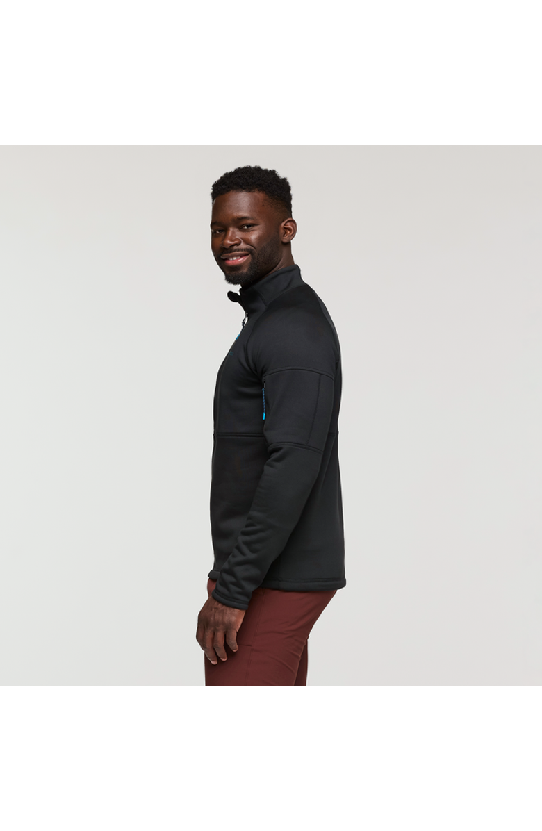 Cotopaxi Tempa Fleece Half-Zip Pullover - Men's, Alternate, color, Cotopaxi Black