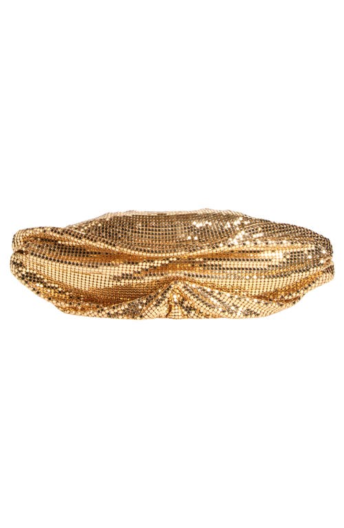 Rabanne Chain Mail Clutch In Gold