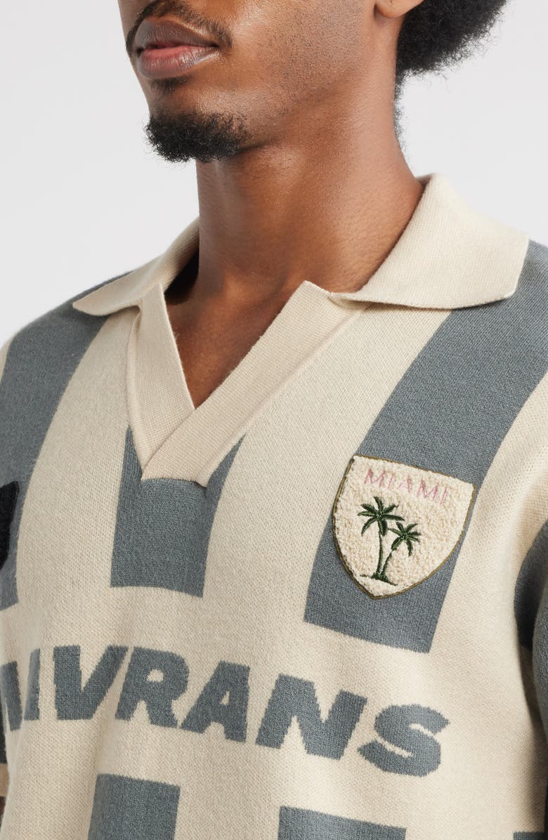 MAVRANS Stripe Knit Soccer Jersey, Alternate, color,