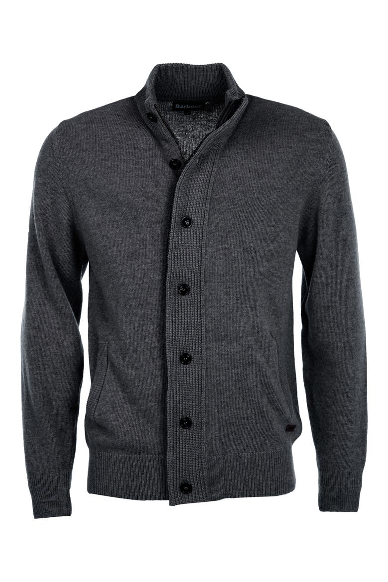 Elbow Patch Wool Cardigan (Men) | Nordstrom