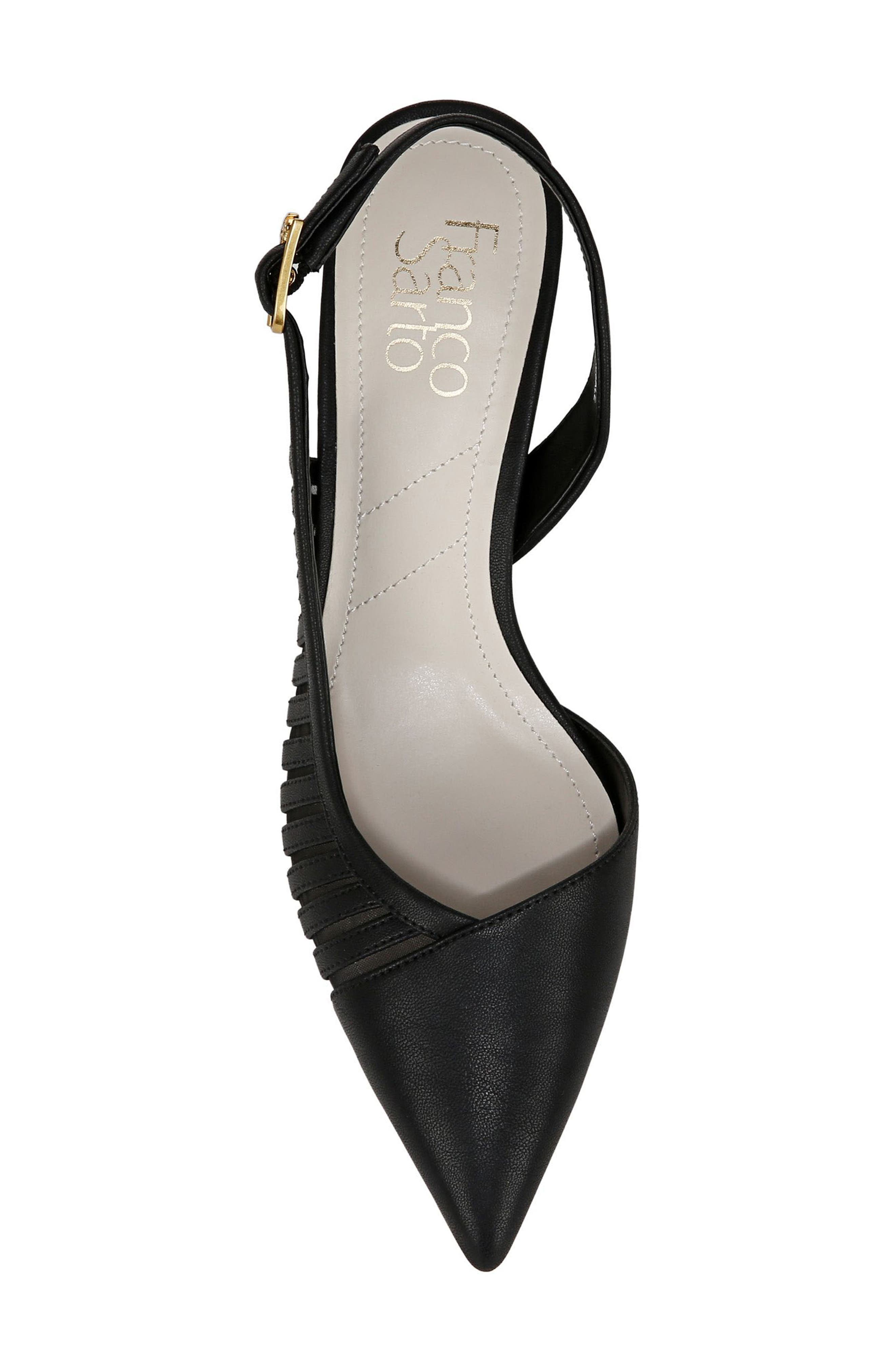 Franco Sarto Karina Slingback Pump, Alternate, color, Black