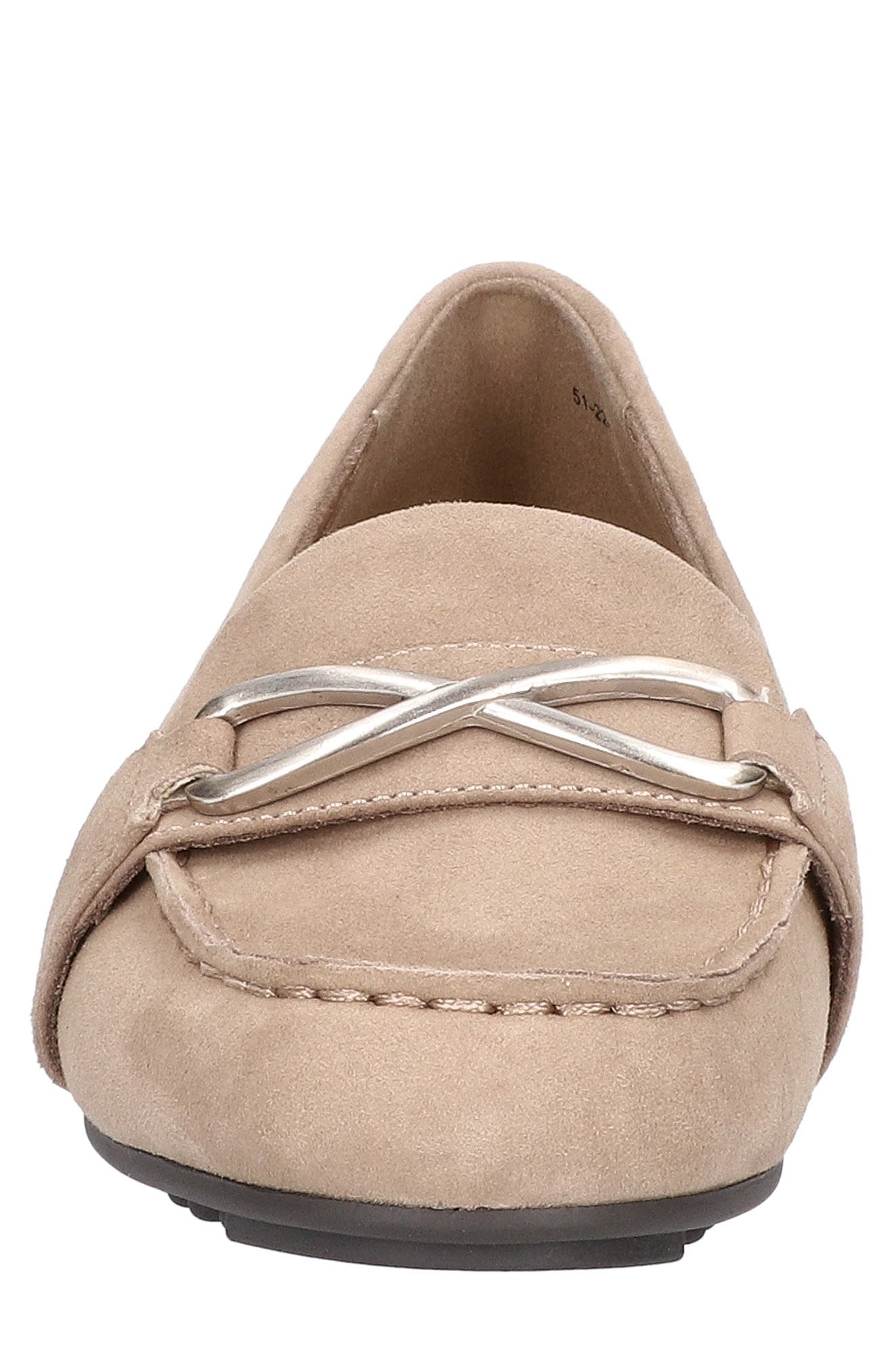 Susmita Loafer, Alternate, color, ALMOND KIDSUEDE LEATHER