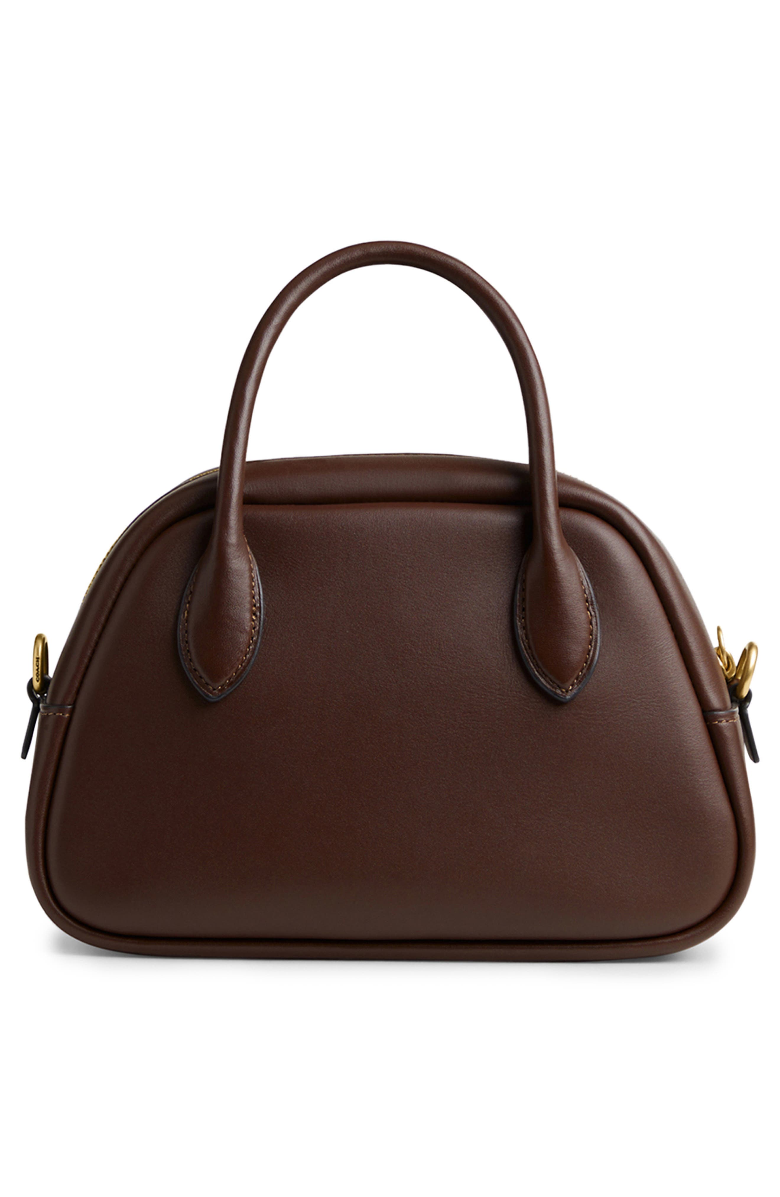 COACH Borough Leather Bowling Bag, Alternate, color, 