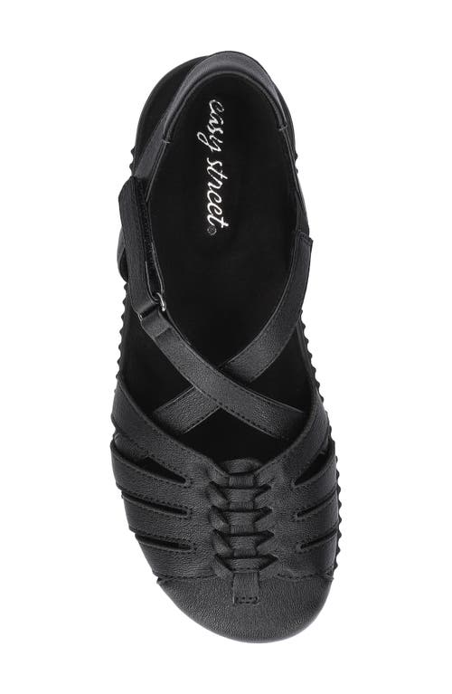 Easy Street Women's Hue Round Toe Flats In Black