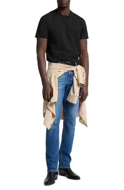 7 For All Mankind Slimmy Luxe Performance Slim Fit Jeans In Blue