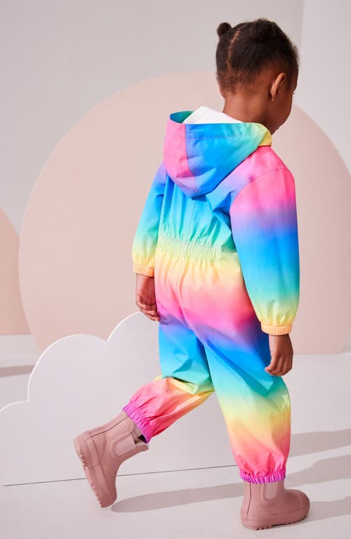 Next Kids' Rainbow Puddlesuit In Pink