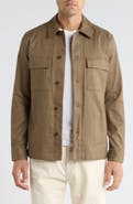 Vince Stretch Linen & Cotton Chore Coat