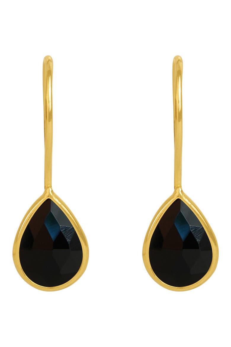 Nosara Droplet Earrings, Alternate, color, BLACK ONYX